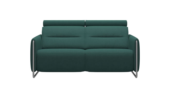 Stressless Emily 2 Sofa in Yoredale Green Fabric